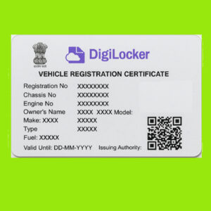 Digilocker RC Card (Pvc Card)